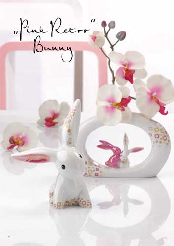 Bunny de Luxe pink retro